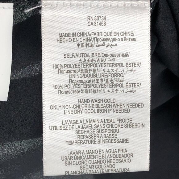 BCBGMaxAzria Black Gathered Waist Sleeveless V-neck Cutout Rachel Midi Dress XS - Picture 11 of 15